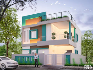 Modern Duplex Villa of 183 sq yards 2510 Sq.ft near to Financial District For just 99 LAKH